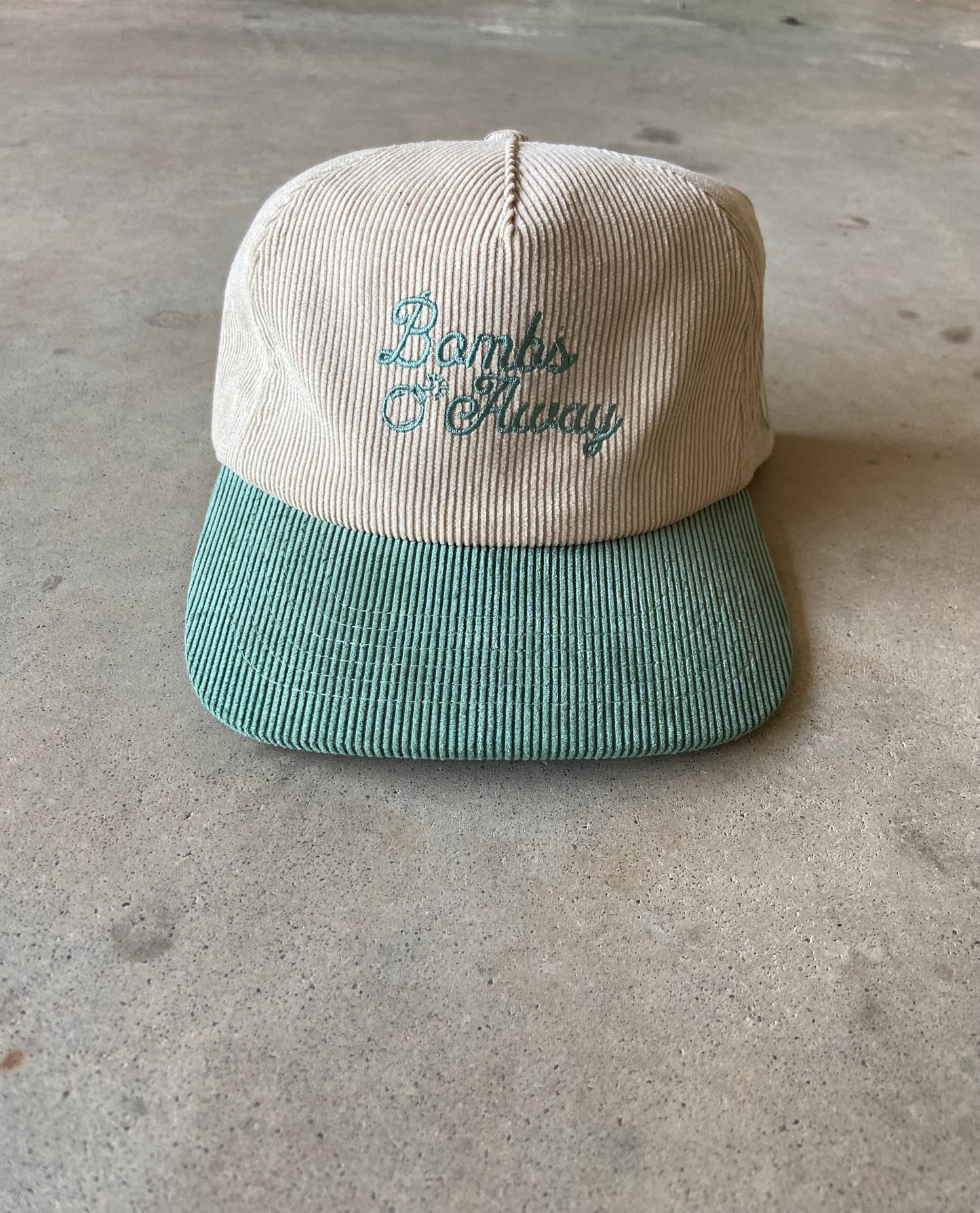 Bombs Away corduroy hat